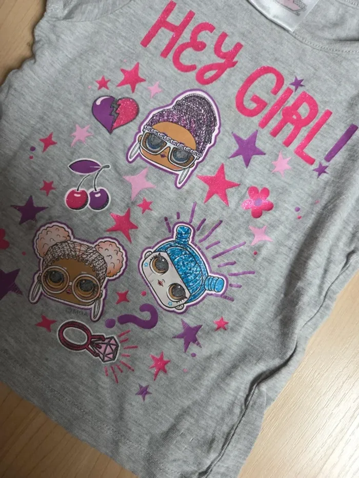 Tee shirt lol taille 3ans - photo numéro 3
