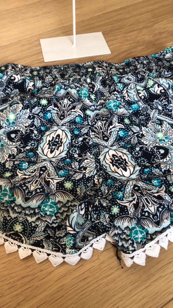 Short léger Liberty taille S bleu turquoise - photo numéro 8