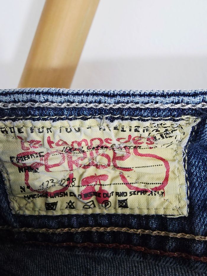 Jeans slim wide belt Le Temps des Cerises - photo numéro 4