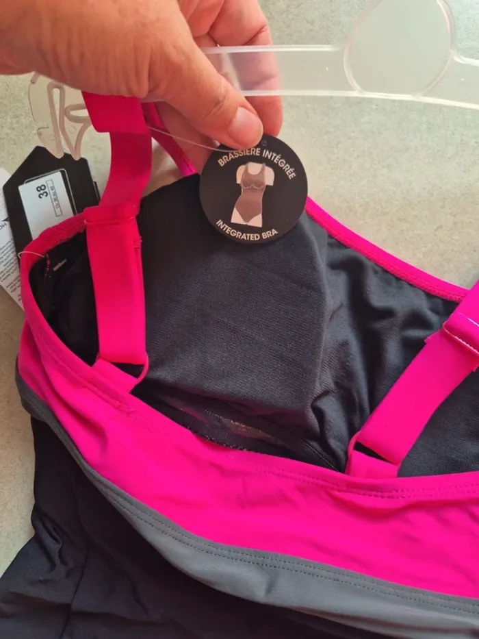 Athlitech maillot de bain piscine natation femme 38 neuf - photo numéro 4