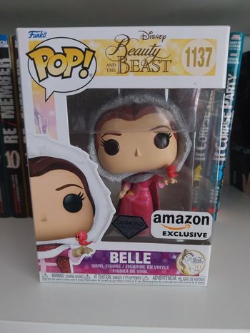 Funko Pop! Belle Winter Amazon Exclusive Diamond La Belle et la Bête #1137
