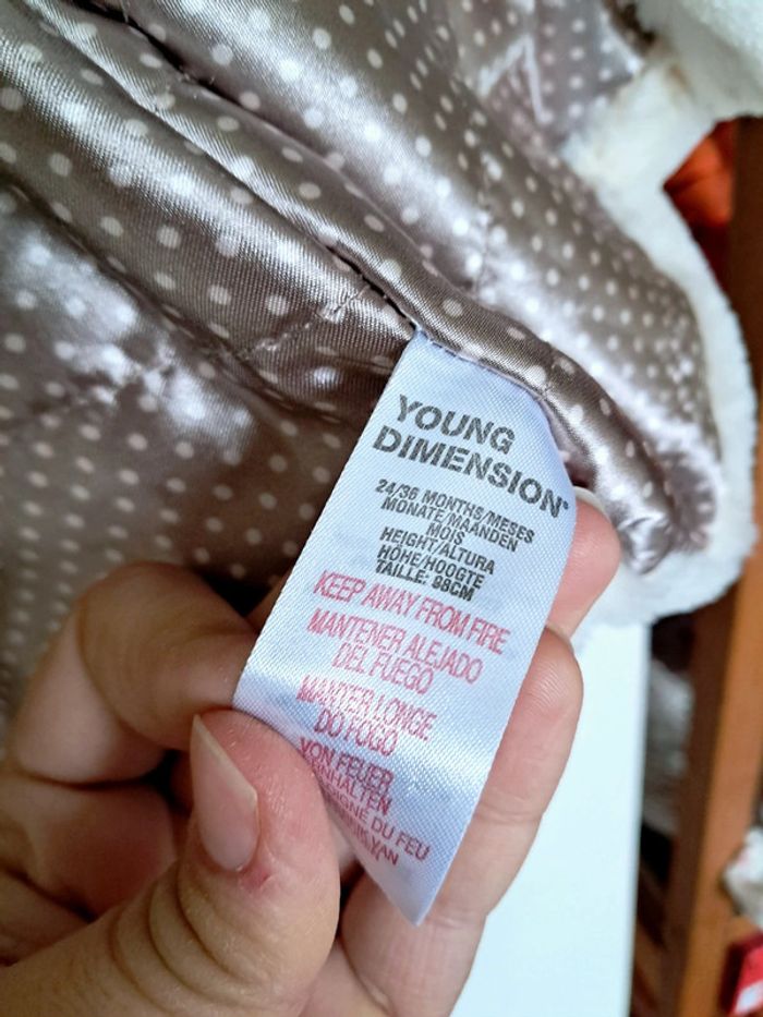 Manteau fourrure 2-3ans - photo numéro 5