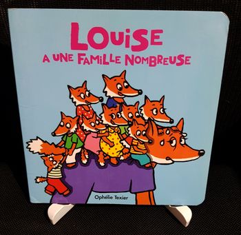 Louise à une famille nombreuse - Ophélie Texier - Ecole des loisirs