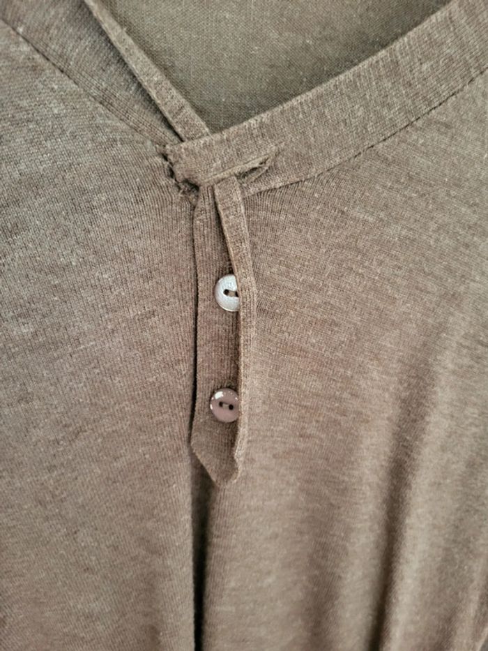Robe pull marron clair - photo numéro 2