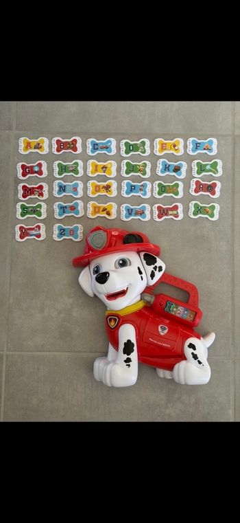 Jouet interactif Marcus Croc'lettres Pat Patrouille