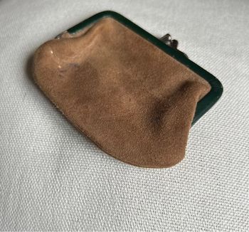 Porte-monnaie cuir vintage