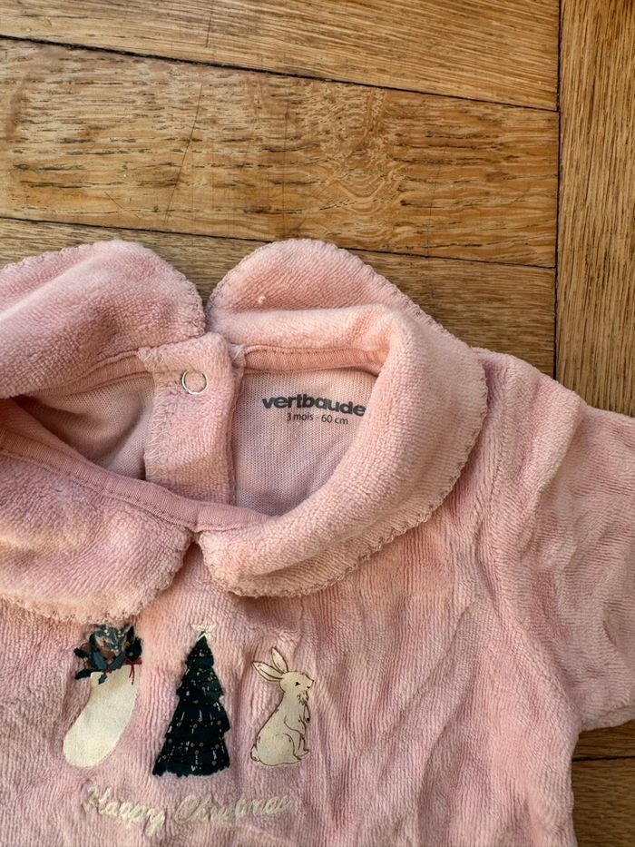 Pyjama 2 pièces Noël 3 mois Verbaudet - photo numéro 2