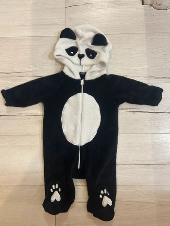Combinaison panda 12mois Kiabi