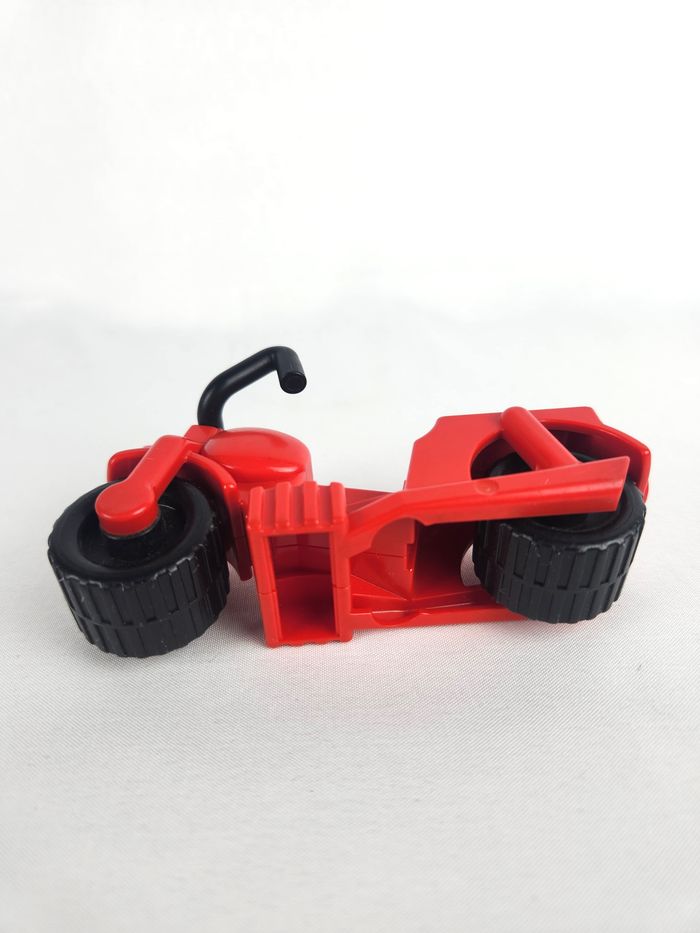 Lego Duplo Moto - Rouge Vintage - 10 cm - photo numéro 5