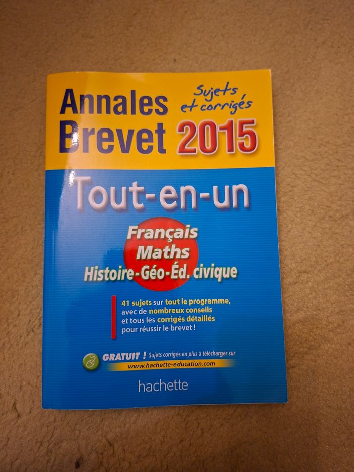 Annales brevet tout en un