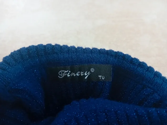 Pull col roulé paillettes - photo numéro 5