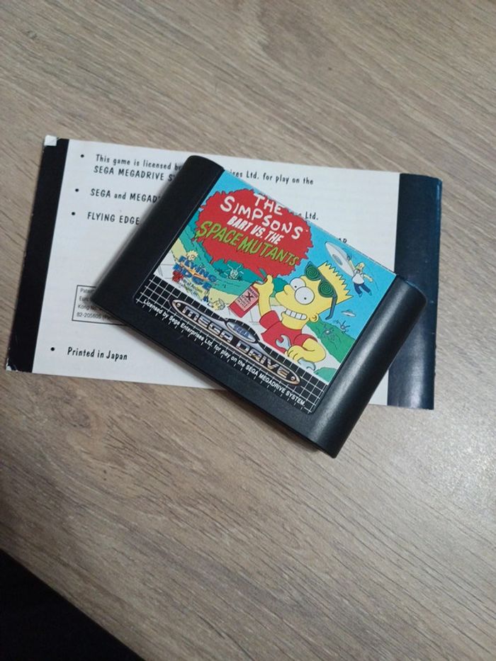 The Simpsons- Bart Vs. The Space Mutant - Sega Megadrive - photo numéro 9