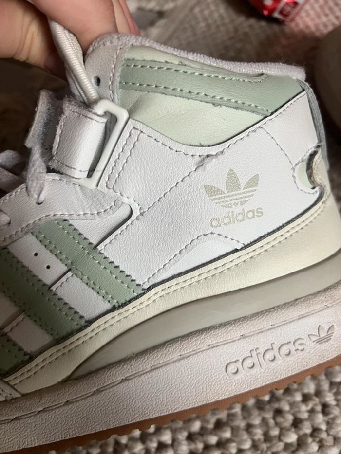 Adidas forum mid vert blanc taille 38 - photo numéro 7