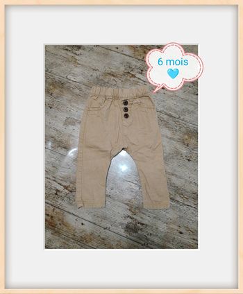 Joli pantalon style sarouel été garçon 6 mois 68cm TAO