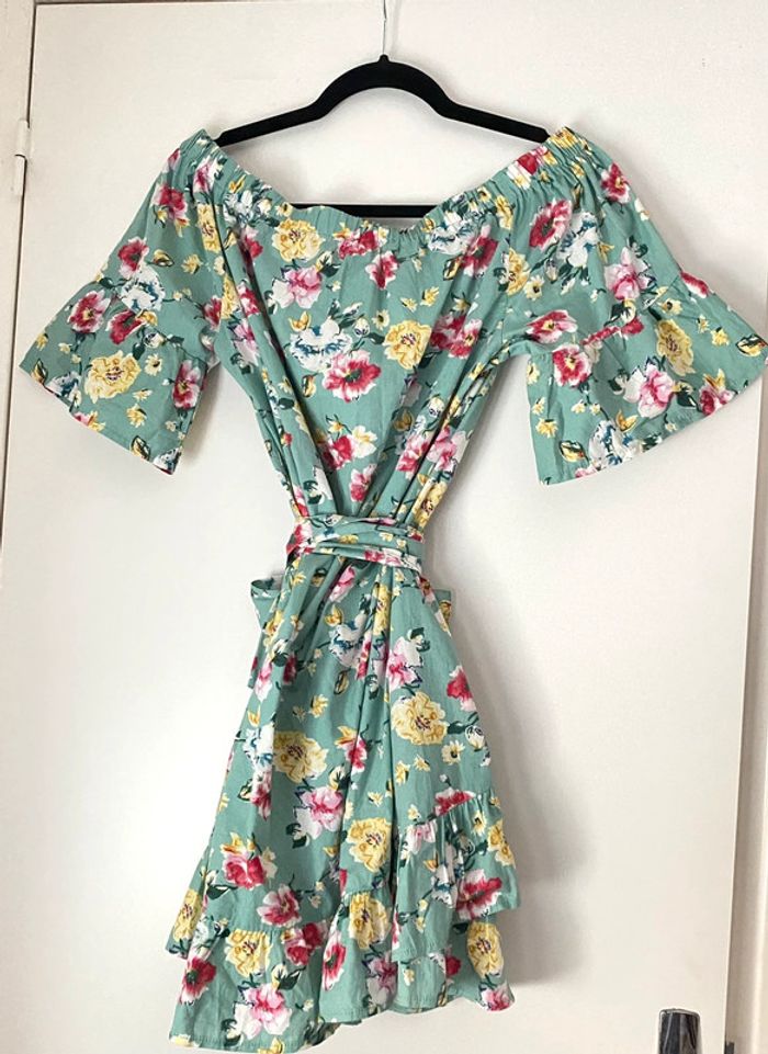 Robe D’Été À Fleurs Taille M-L - photo numéro 6