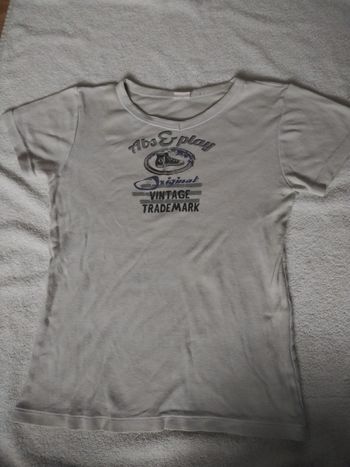 Sous t shirt blanc absorba 10 ans