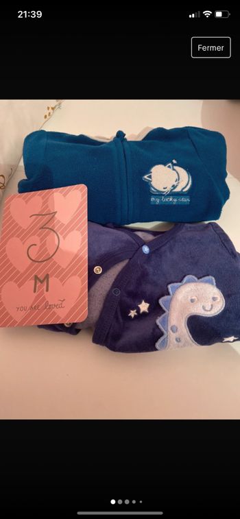 Lot de 2 pyjamas
