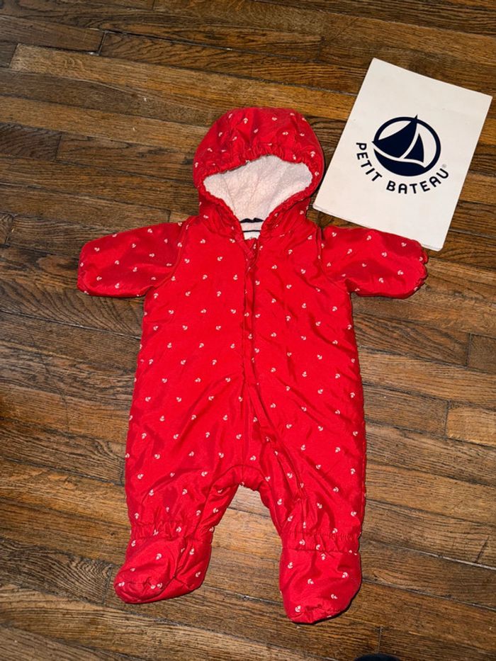 combinaison pilote Petit Bateau 3 mois