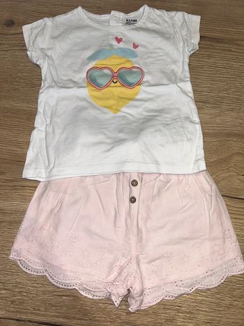 Ensemble t-shirt + short