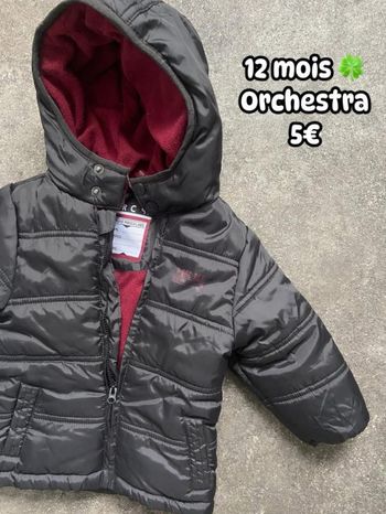 Doudoune 🍀 12 mois 🍀 Orchestra