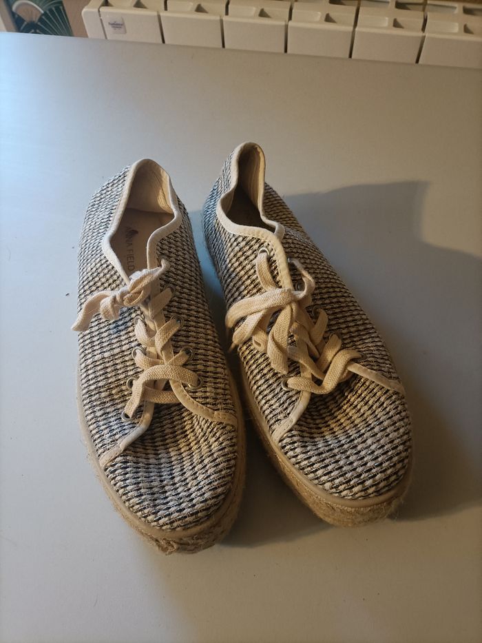 Chaussures plateforme en corde style espadrille - photo numéro 2