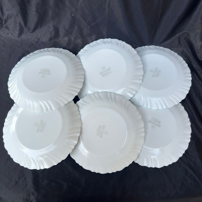 6 assiettes à dessert bleuet vintage Arcopal Gipsy - photo numéro 5