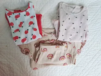 Lot 3 pyjamas été 3 ans