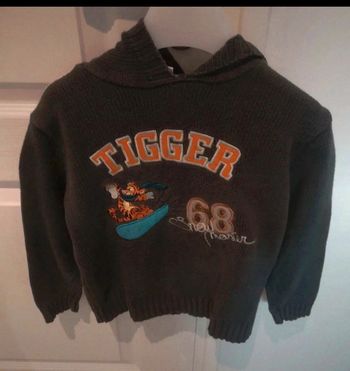 Sweat à capuche garçon disney tigrou 4 ans