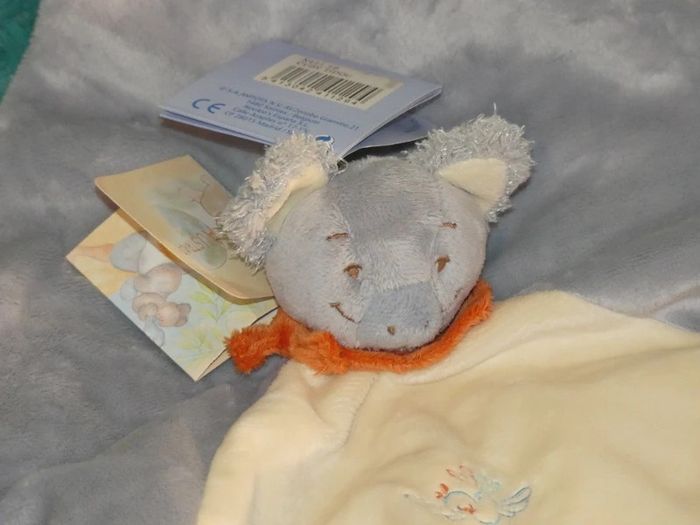 Doudou plat koala Noukie's bleu crème 🐨Neuf - photo numéro 2