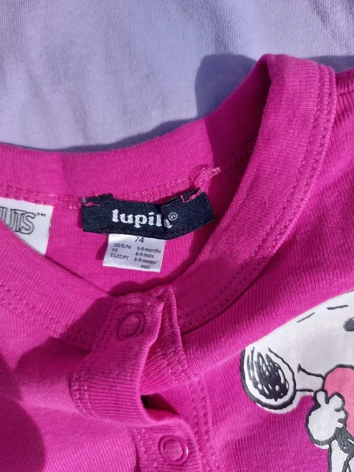 Lot 9 mois 4 pyjamas grenouillères coton - photo numéro 3
