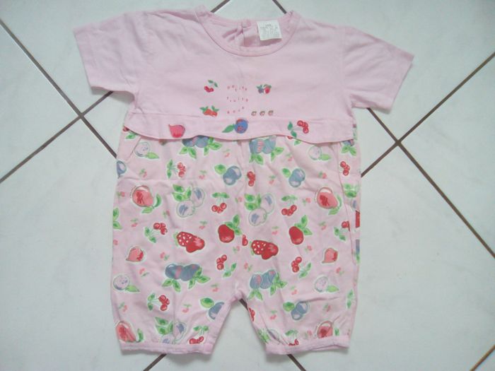 Combi-short fille 18 mois