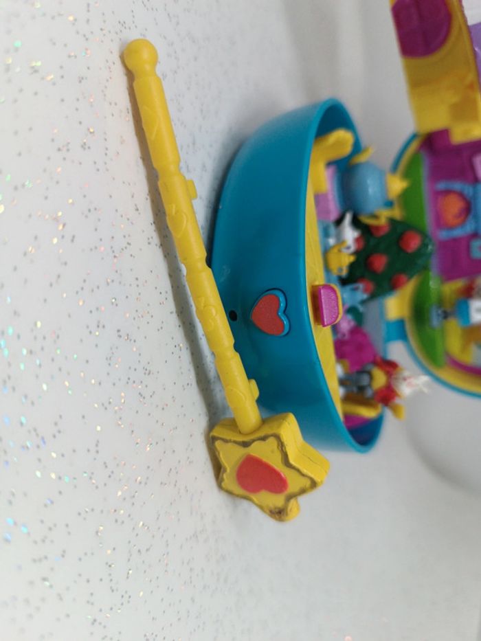 Polly pocket Disney mattel makeup surprise playset coeur bleu blue Heart Alice merveilles wonderland - photo numéro 2