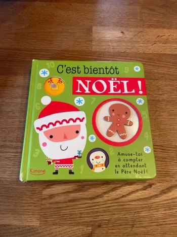 Livre cartonné C’est bientôt Noël ! Amusé toi à compter en attendant Noël !