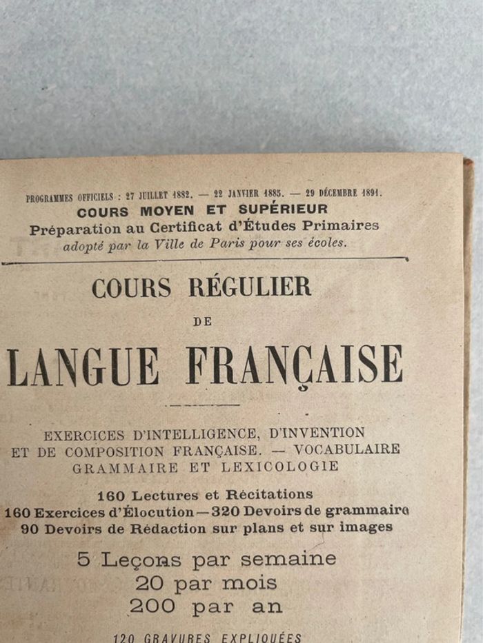 Langue française 1891 - photo numéro 4