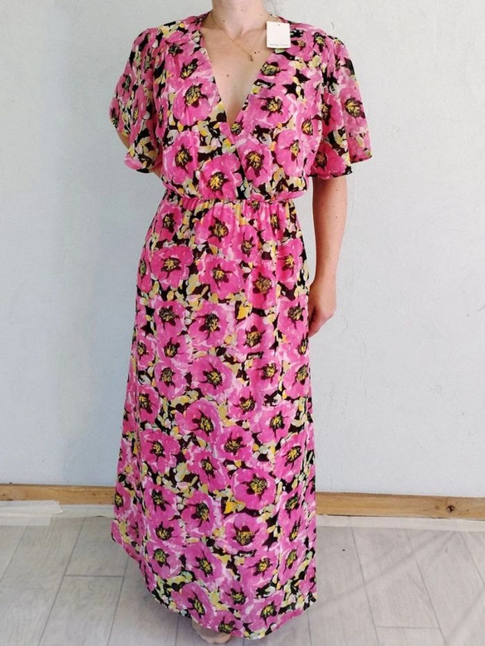 Robe longue fleurie - Archie Love - M/L - Neuf Étiquette - photo numéro 2