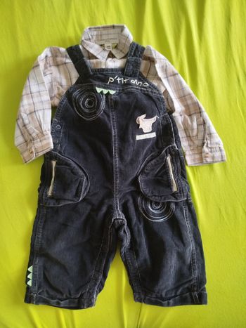 Salopette p'tit dino 🦕