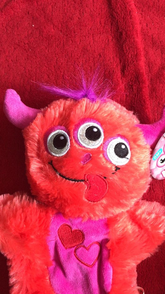 Peluche cuddle monster neuf avec étiquette - photo numéro 7