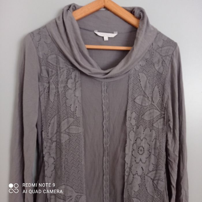 Robe grise dentelle t38 - photo numéro 2