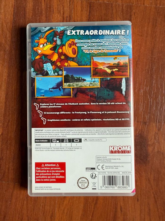 TY the Tasmanian Tiger HD Jeu Nintendo Switch - photo numéro 2