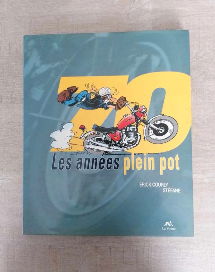 Livre de moto 70 les années plein pot Erick Courly Stefane