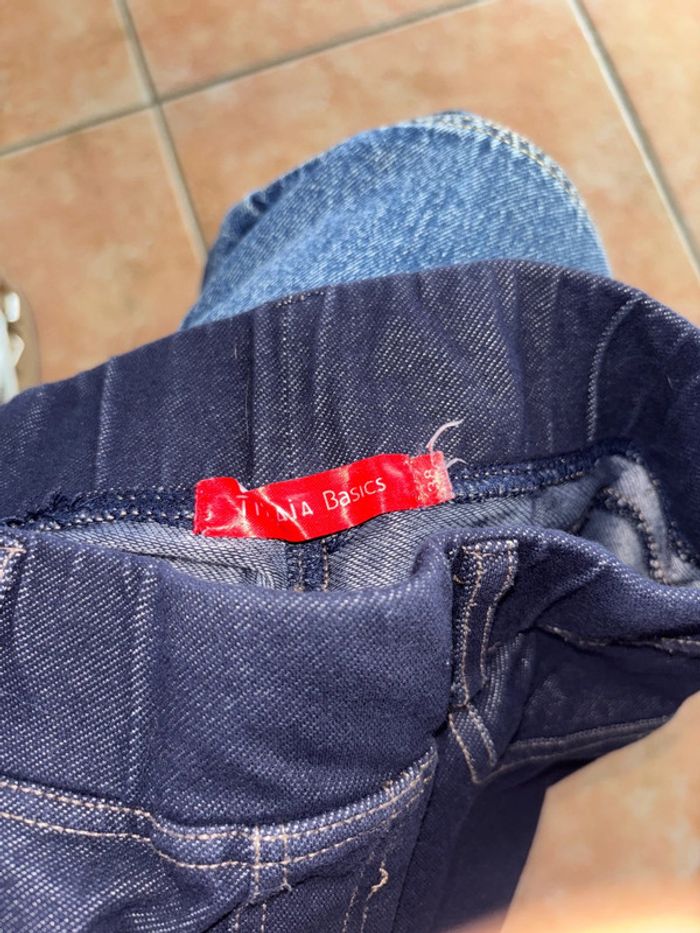 Jegging taille 38 bleu - photo numéro 3