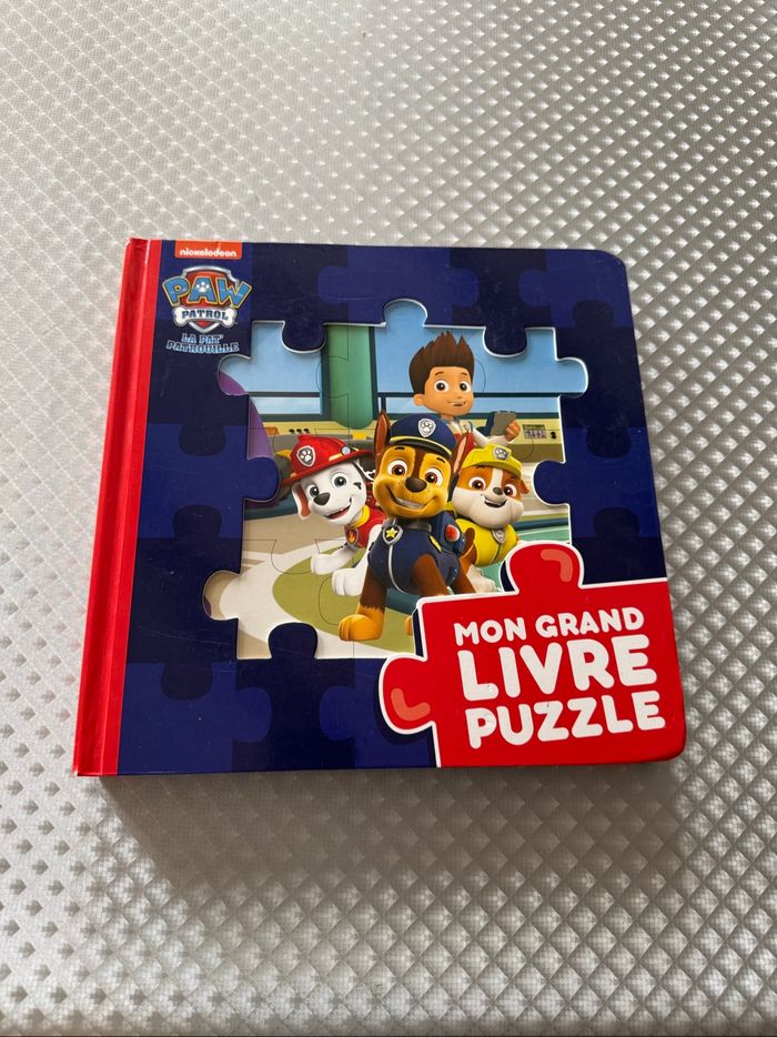 Livre puzzle pat patrouille
