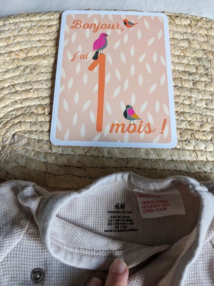 Body et short 1 mois - photo numéro 2