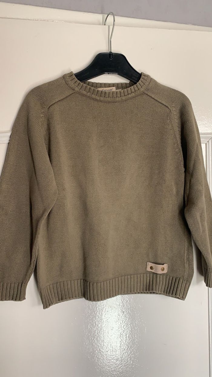 Pull garçon 6 ans kaki