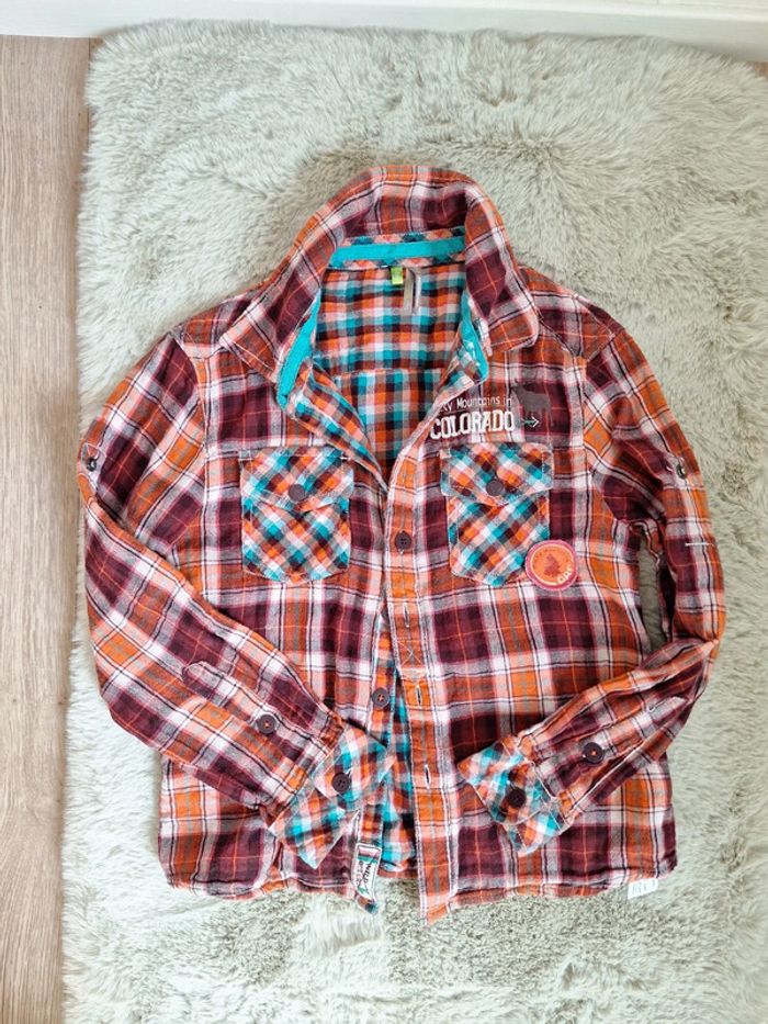 Chemise style cowboy 10ans #G10A-009