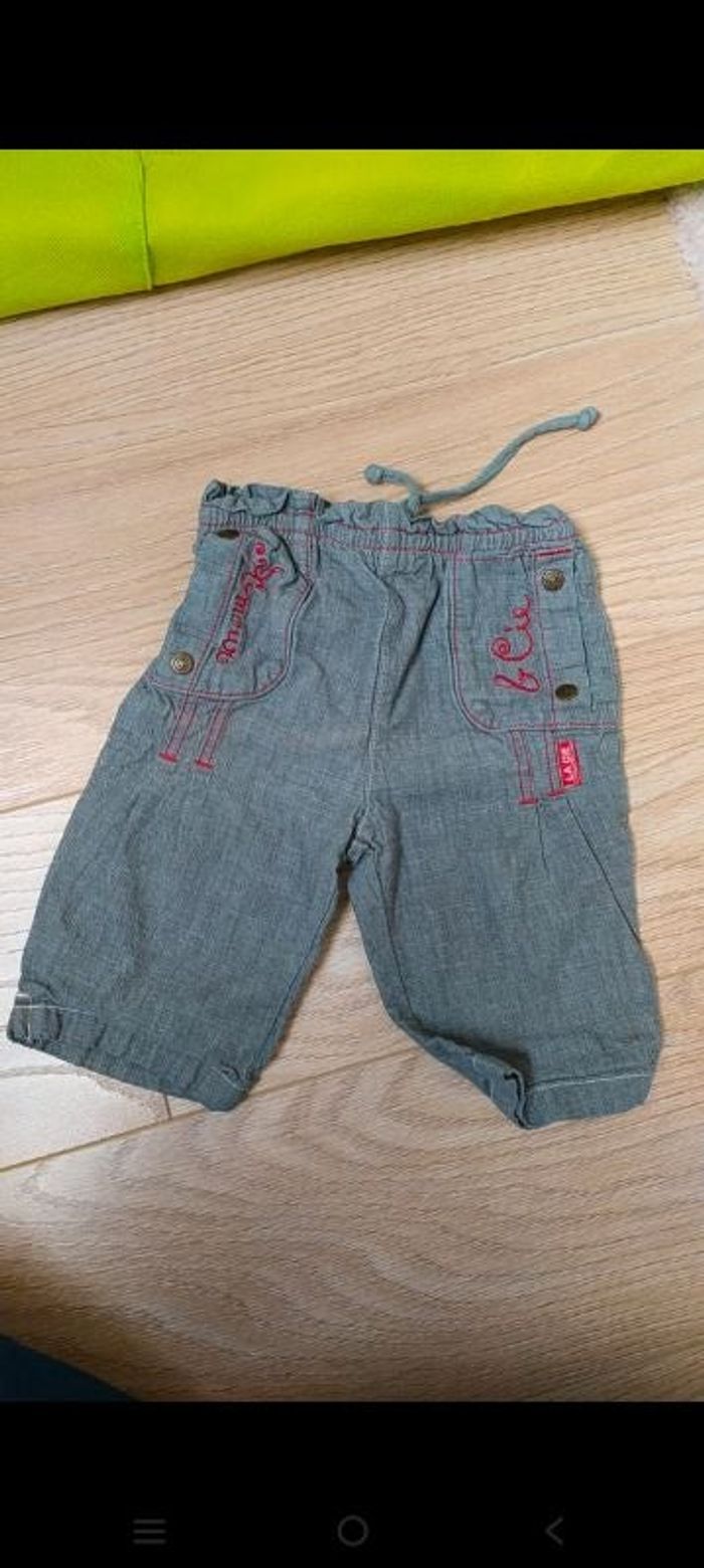 Pantalon brodé amour et cie 6 mois