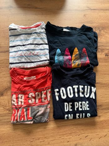 Lot de 4 tee shirts 3 ans