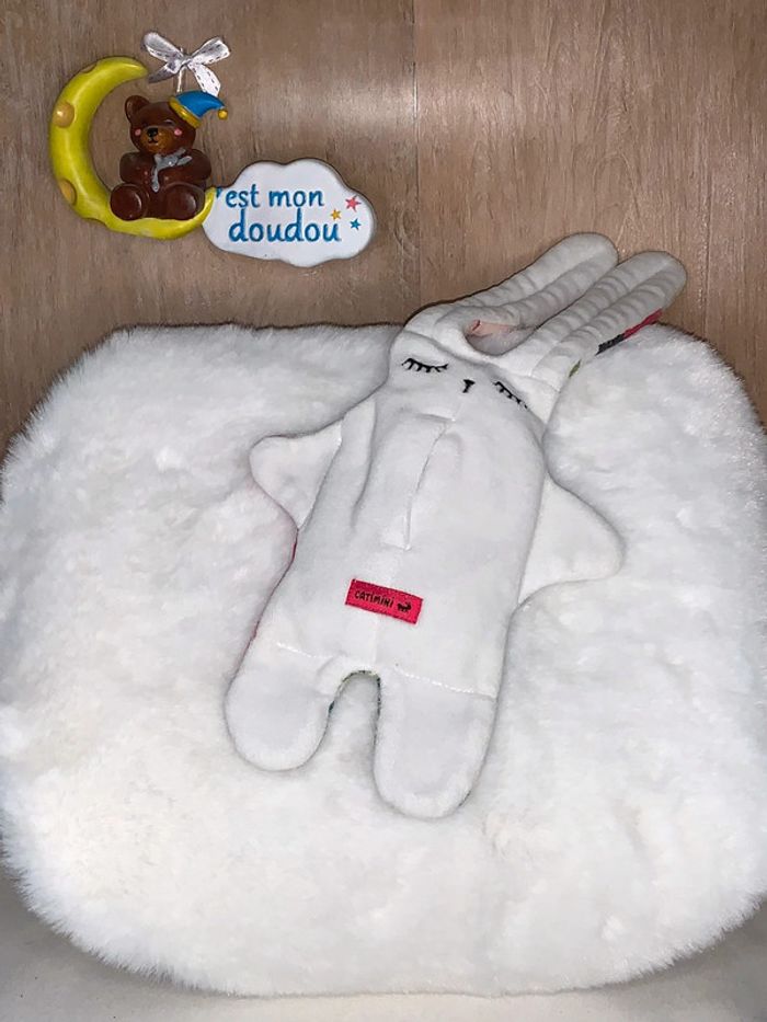 CAT09 doudou lapin 🐰 catimini - photo numéro 2
