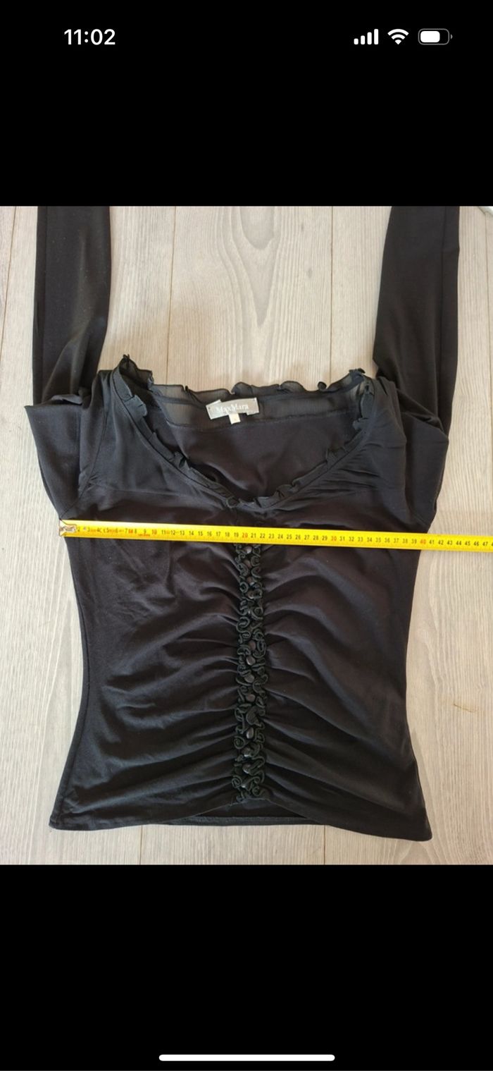 Tee-shirt manches longues Max Mara taille S - photo numéro 5