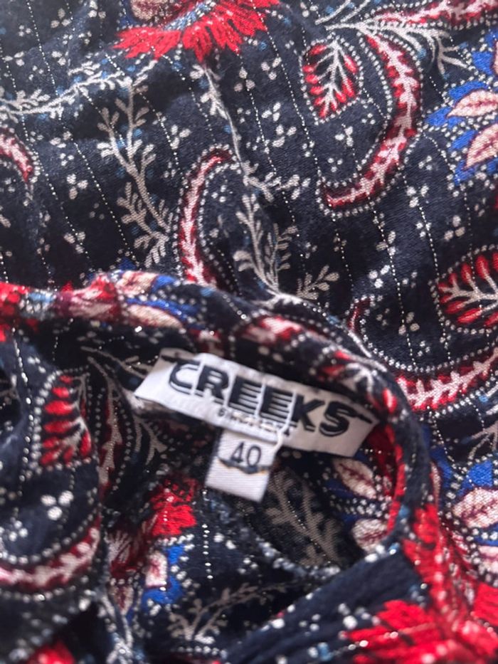 Joli haut blouse creeks taille 40 - photo numéro 3